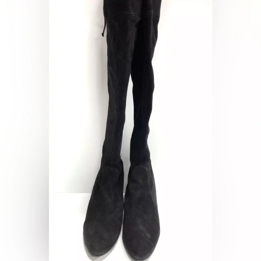 Stuart Weitzman Women’s Highland, Black Over The Knee Boots, Size 8.5M